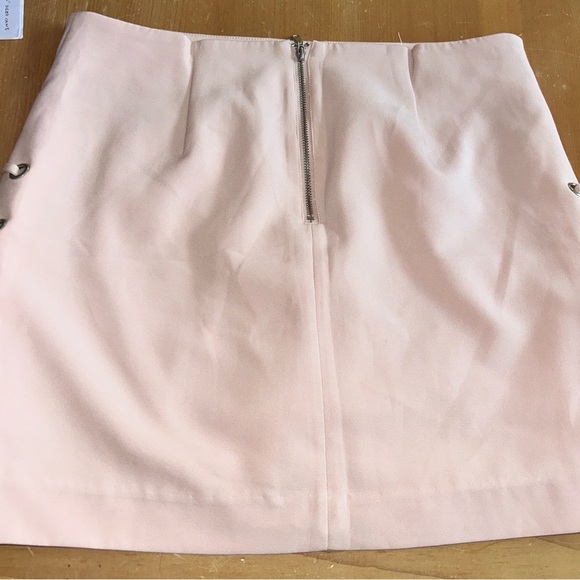 Rebecca Minkoff Pink Lace-Up Mini Skirt - Picture 4 of 4